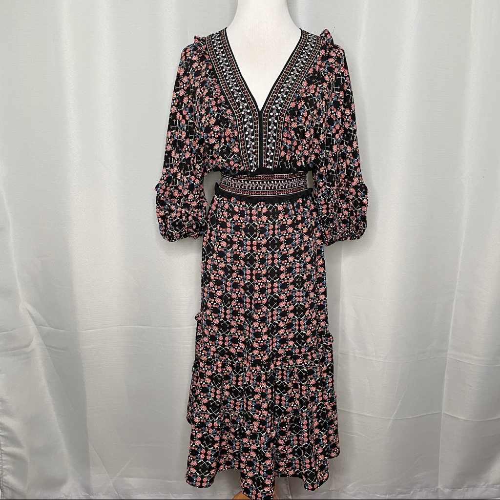 Max Studio Peasant Dress. Nwot